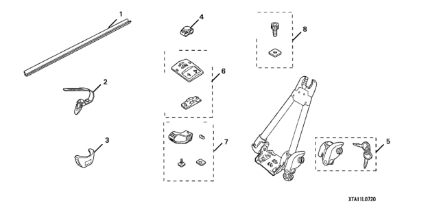 2007 Honda Odyssey Bike Attachment Diagram