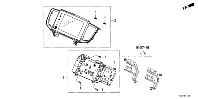 2021 Honda Ridgeline Navigation System Diagram