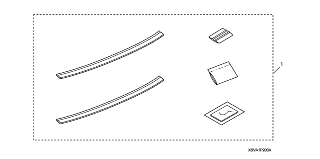 2009 Honda Civic Door Edge Film Diagram