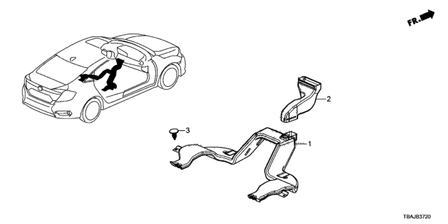 2018 Honda Civic Duct Diagram