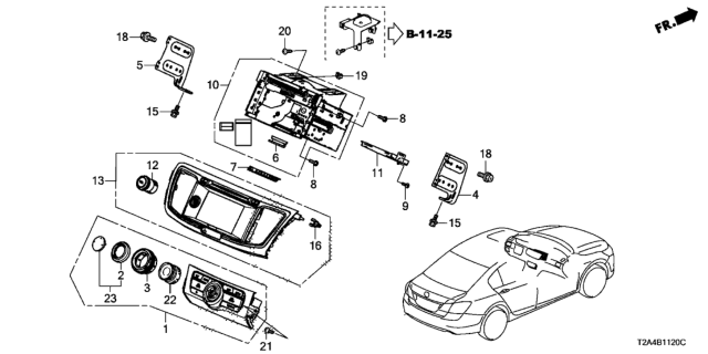 2014 Honda Accord Navigation System Diagram