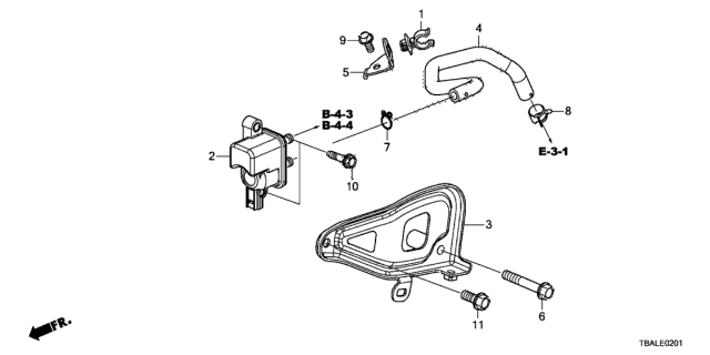 2020 Honda Civic Purge Control Solenoid Diagram