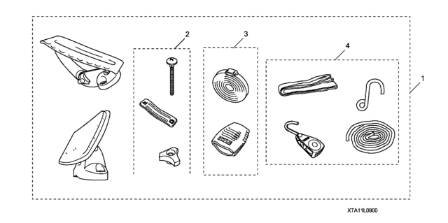 2016 Honda CR-V Roof Rack Kayak Attachment Diagram