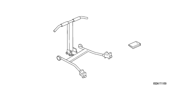 2009 Honda S2000 Hardtop Stand Diagram