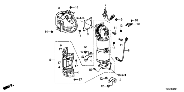 2019 Honda Civic Converter Diagram