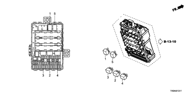 2013 Honda Civic Control Unit (Cabin) Diagram 2