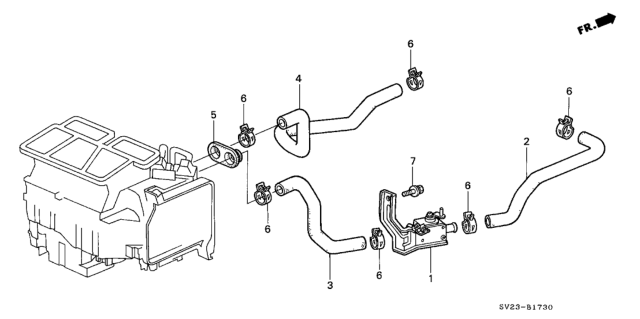 1995 Honda Accord Water Valve Diagram