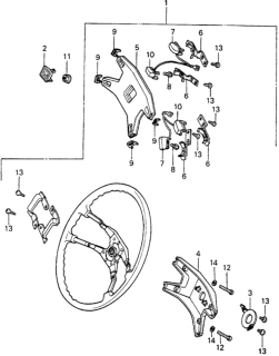 1980 Honda Civic Steering Wheel Diagram 1