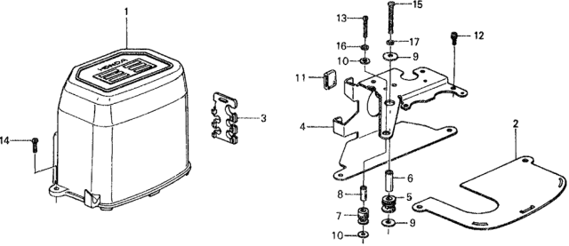 1976 Honda Civic 5 Door ** KL HMT Control Box Diagram