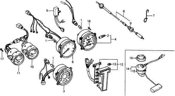 1978 Honda Civic Speedometer Diagram