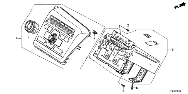 2012 Honda Civic Navigation Unit(Coo) Diagram for 39100-TR2-A21RM