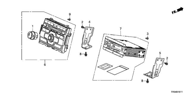 2013 Honda Civic B.Box Assy,Base Diagram for 39171-TR3-A42