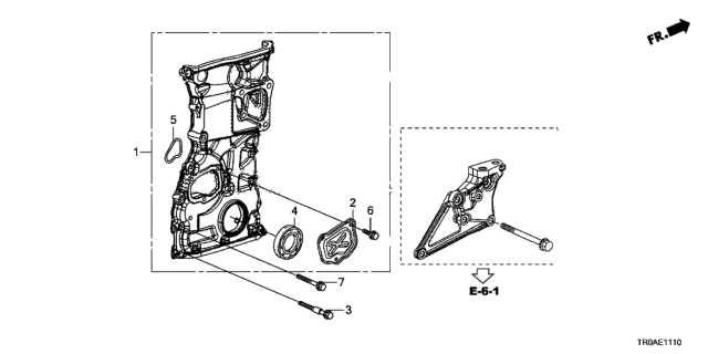 2013 Honda Civic Chain Case (2.4L) Diagram