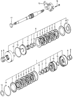 1979 Honda Accord 3 Door LX KH HMT HMT Clutch Diagram