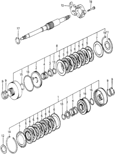 1979 Honda Accord Guide, Sealing Ring Diagram for 22631-689-902