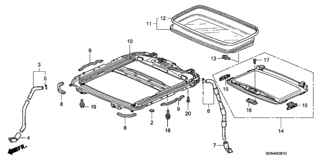 2007 Honda Accord Sliding Roof Diagram