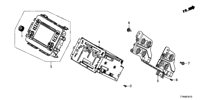 2021 Honda HR-V Audio Unit Diagram