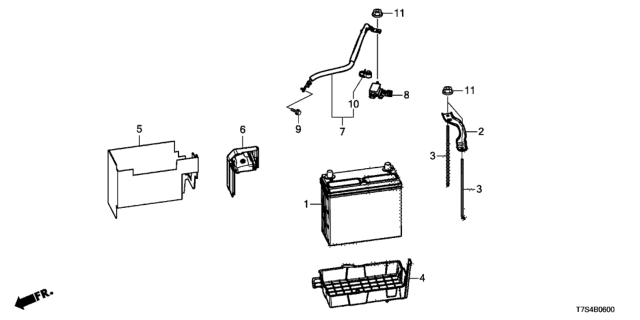 2018 Honda HR-V Battery Diagram