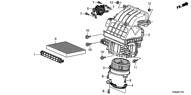 2012 Honda Civic Heater Blower Diagram