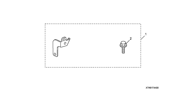 2013 Honda CR-Z Engine Block Heater Bracket Diagram