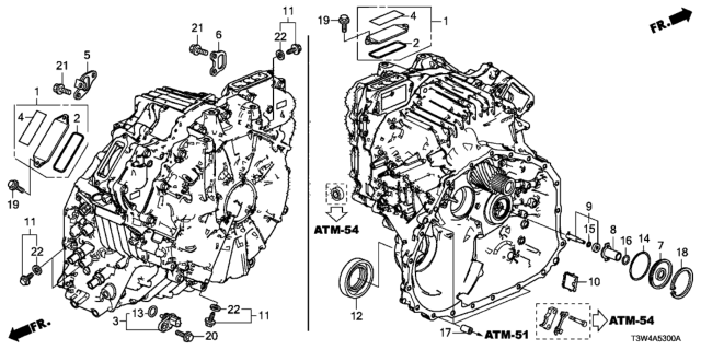 2015 Honda Accord Hybrid Guide A, Feed Pipe Diagram for 22713-5M4-000