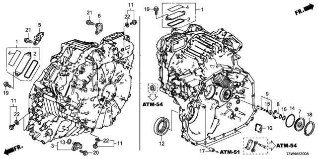 2015 Honda Accord Hybrid Pipe B, Feed Diagram for 22730-5M4-000
