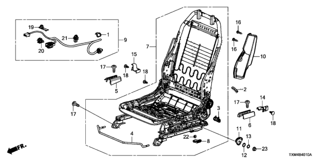 2020 Honda Insight Washer,Wave Diagram for 81625-TBA-A01