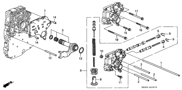 2002 Honda Accord AT Regulator (V6) Diagram