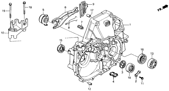 1990 Honda Accord Bearing, Needle (33X62X22) (Toyo) Diagram for 91103-PG2-008