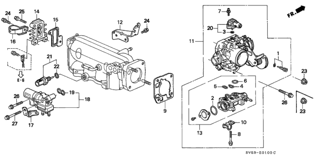 1995 Honda Accord Throttle Body Diagram