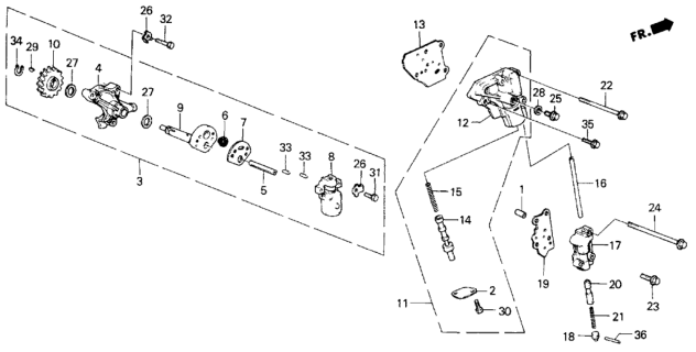 1984 Honda Civic Bolt, Flange (6X96) Diagram for 90003-PC9-000