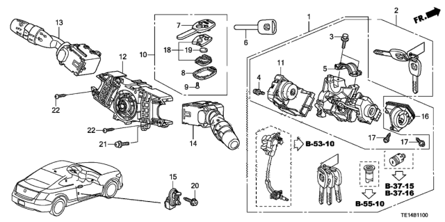 2012 Honda Accord Combination Switch Diagram