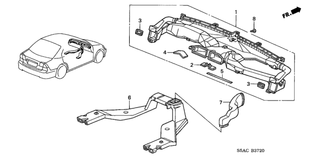 2005 Honda Civic Duct Diagram