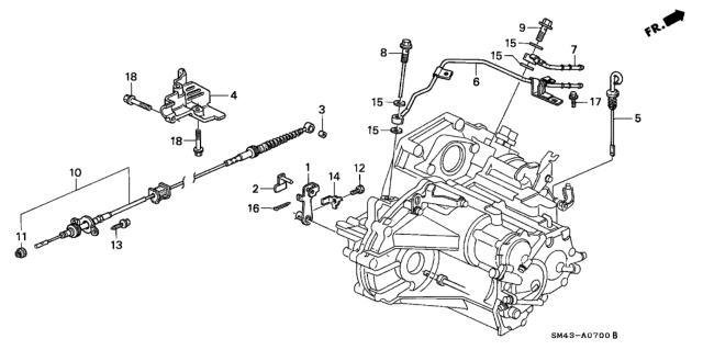 1990 Honda Accord Pipe, Oil Hose (B) Diagram for 25920-PX4-010