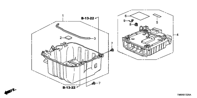 2013 Honda Insight IMA Battery Diagram