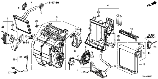 2020 Honda Fit Heater Unit Diagram