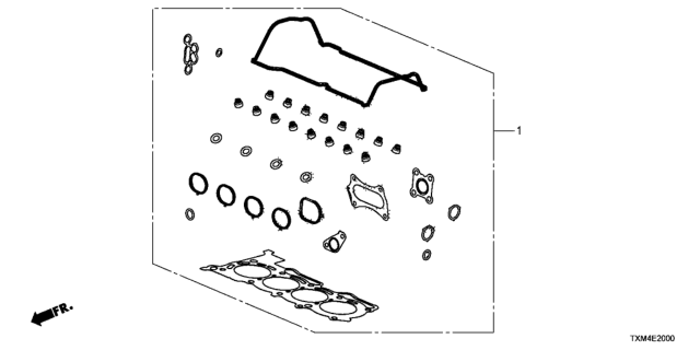 2021 Honda Insight Gasket Kit Diagram