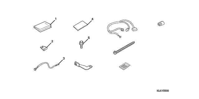 2013 Honda Ridgeline Led Assy. Diagram for 08E51-S5A-0M003