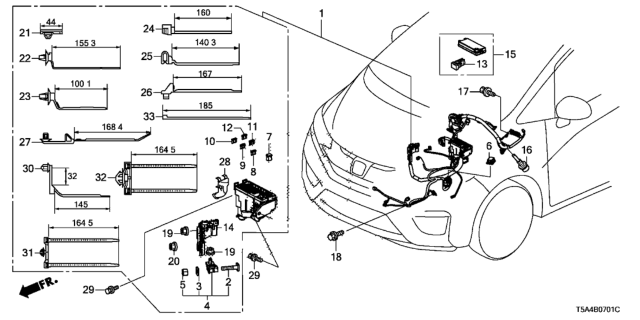 2018 Honda Fit Wire Harness Diagram 2