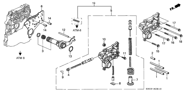 2001 Honda Prelude Body Assy., Regulator Diagram for 27200-PCJ-020