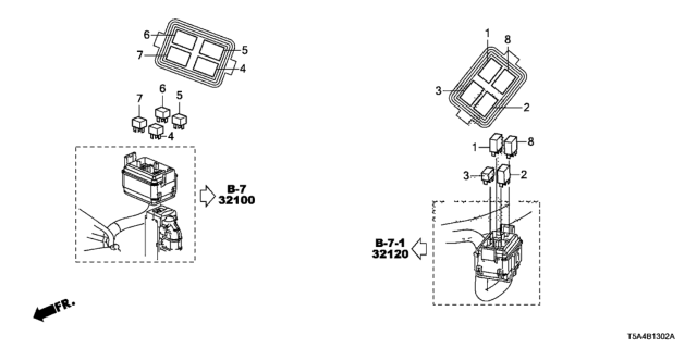 2018 Honda Fit Control Unit (Engine Room) Diagram 3