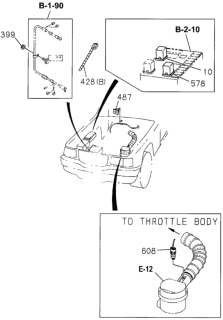 1995 Honda Passport Relay, Charge Warning (12V20A)(Blue) Diagram for 8-94235-627-0