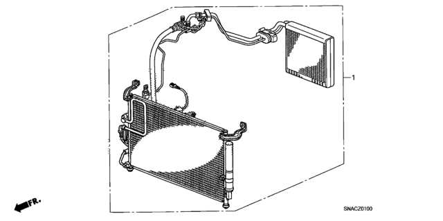 2010 Honda Civic A/C Kit Diagram