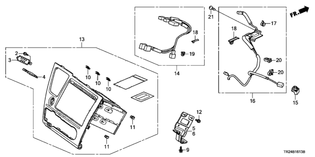 2014 Honda Civic Audio Unit Diagram