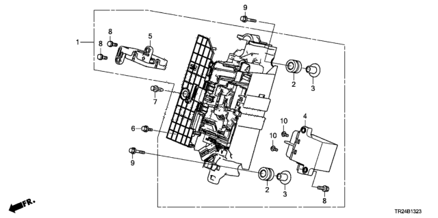 2015 Honda Civic 4 Door MX KL CVT IMA Junction Board Diagram
