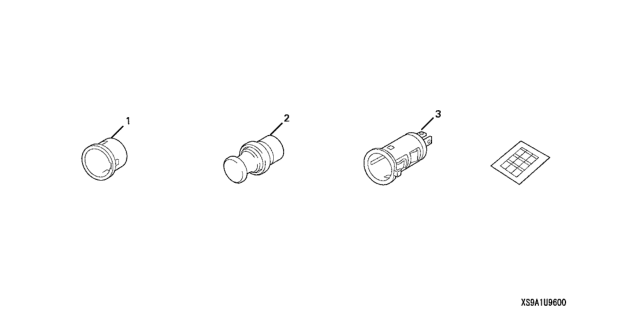 2010 Honda Civic 4 Door EX-L (NAVIGATION) KA 5MT Cigarette Lighter Diagram