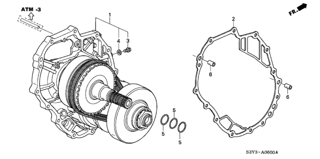 2001 Honda Insight Intermediate Plate Diagram