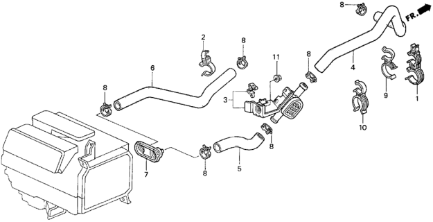 1995 Honda Del Sol Water Valve Diagram