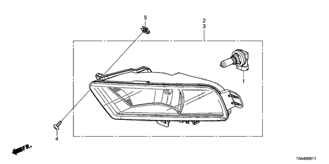 2015 Honda CR-V Foglight Diagram