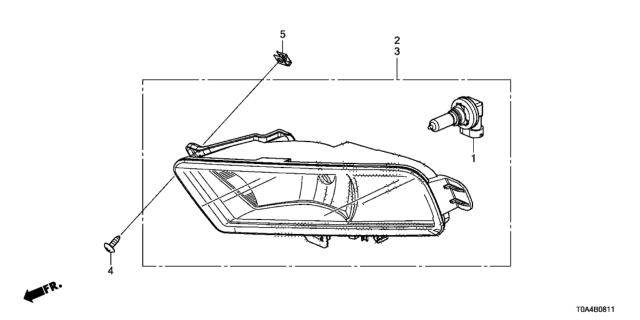 2016 Honda CR-V Foglight Diagram